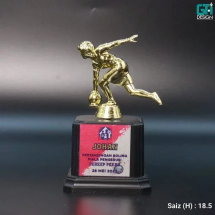Kingpin Trophy - bowling trophy and piala boling GT-i Design Malaysia