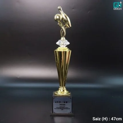 Strike Champion Trophy - bowling trophy and piala boling GT-i Design Malaysia