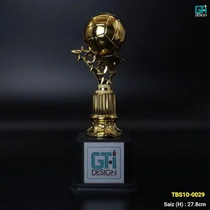 Volleyball Excellence Trophy - custom trophy, piala and trofi GT-i Design Malaysia