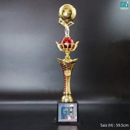 Defensive Dominator Trophy - football, futsal and bola sepak trophy GT-i Design Malaysia