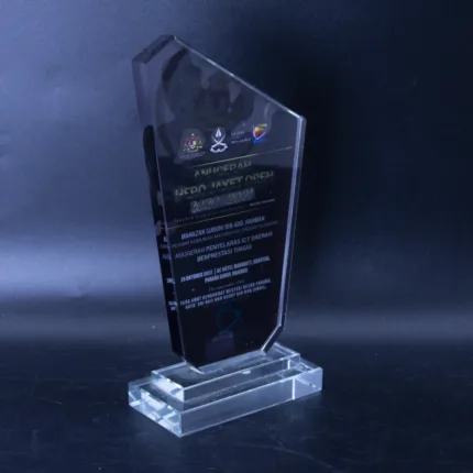 Custom Crystal Plaque 2