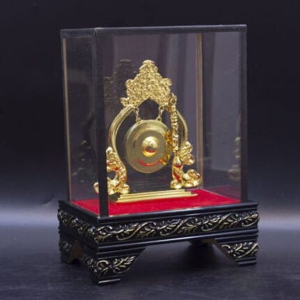 Acrylic Box & Golden Gong