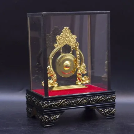 Acrylic Box & Golden Gong - acrylic trophy, piala acrylic and plak acrylic GT-i Design Malaysia