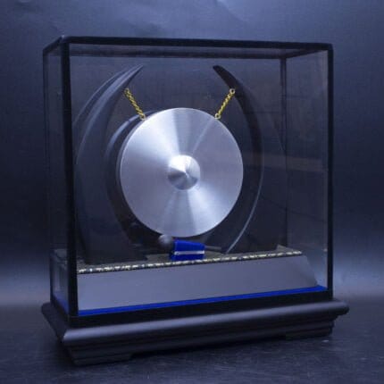 Acrylic Box & Silver Gong