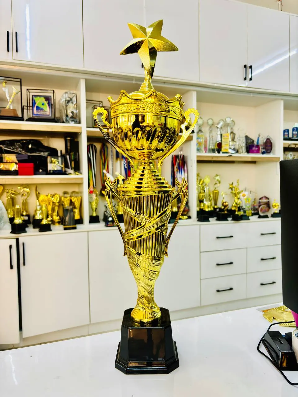 6057730537407234334.webp AWARD STAR 5 CORNER L2RC03 - custom trophy, piala and trofi GT-i Design Malaysia