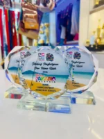 Budget Crystal Plaque 3 (With Box) - custom plaque, plak and crystal award GT-i Design Malaysia