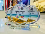 Budget Crystal Plaque 3 (With Box) - custom plaque, plak and crystal award GT-i Design Malaysia