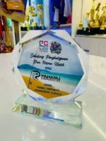 Budget Crystal Plaque 3 (With Box) - custom plaque, plak and crystal award GT-i Design Malaysia