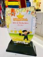 Shield Acrylic Plaque In 3 size - acrylic trophy, piala acrylic and plak acrylic GT-i Design Malaysia