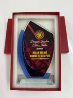 Exclusive Crystal Plaque 2 (With Box) - custom plaque, plak and crystal award GT-i Design Malaysia