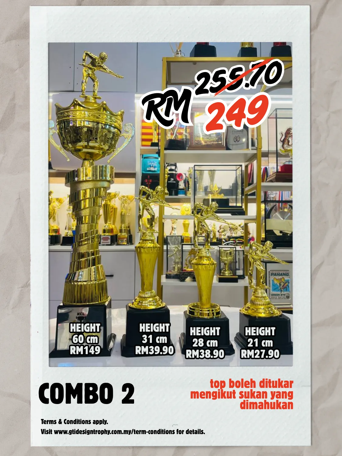 22.webp Combo 2 - custom trophy and souvenir GT-i Design Malaysia
