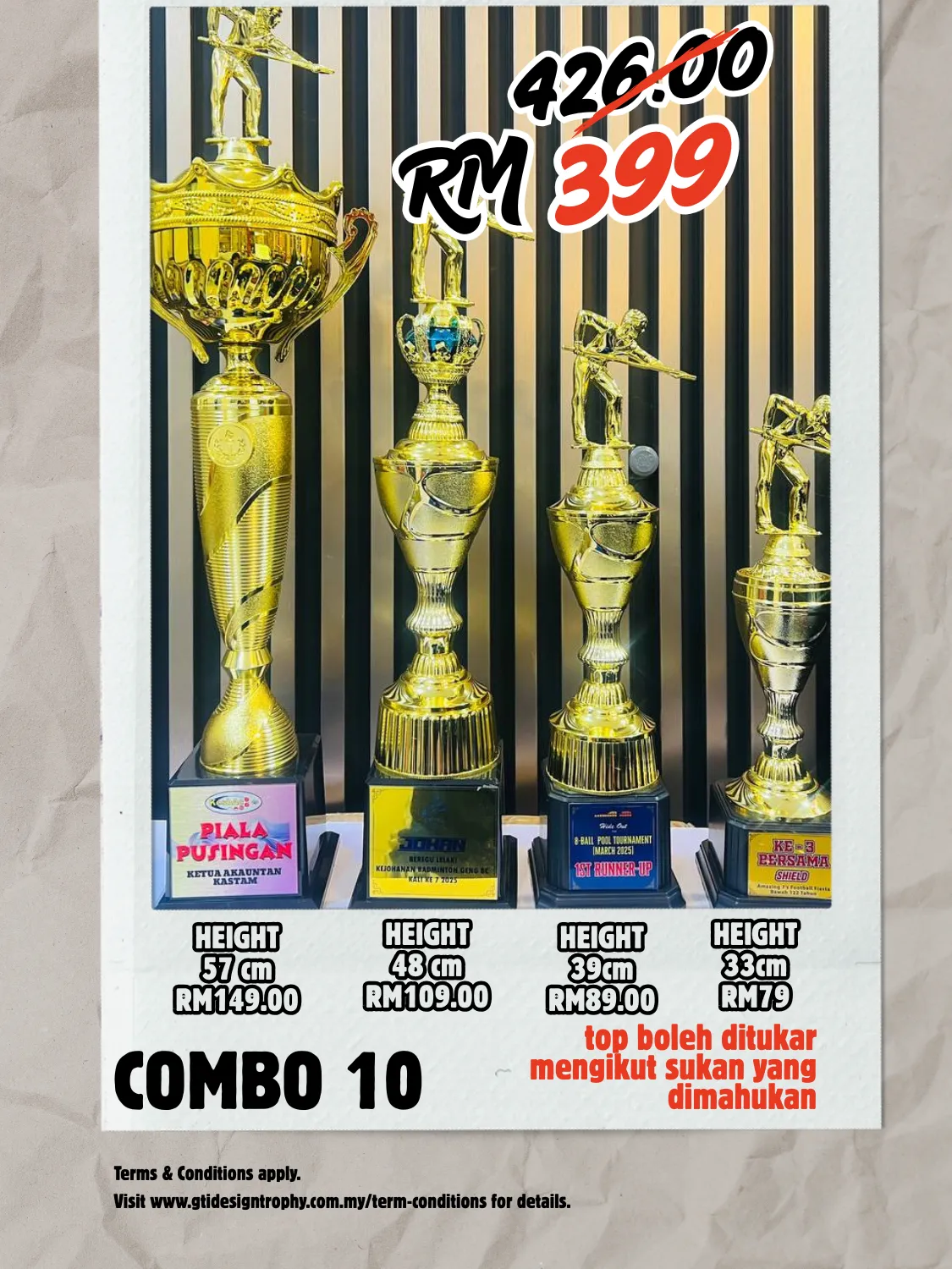 35.webp Combo 10 - custom trophy and souvenir GT-i Design Malaysia