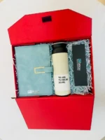 Premium Corporate Gift Set Box 1 – Notebook, Tumbler & Pen Custom Logo - custom souvenir by GT-i Design Malaysia