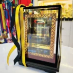 Songket Frame Plaque With Acrylic Box