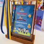 Wood Pattern Plaque With Acrylic Box