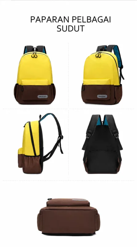 Five-angle backpack product display